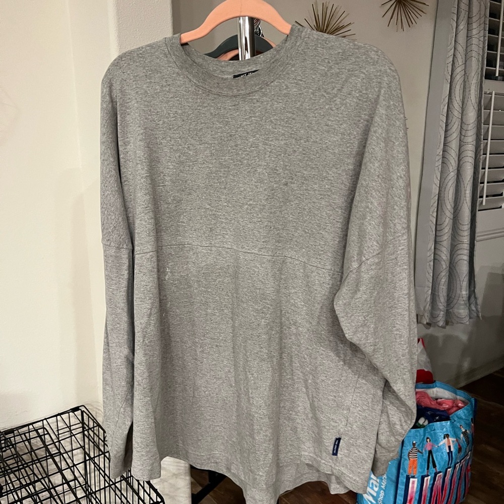 Gray Long Sleeve Men's Shirt